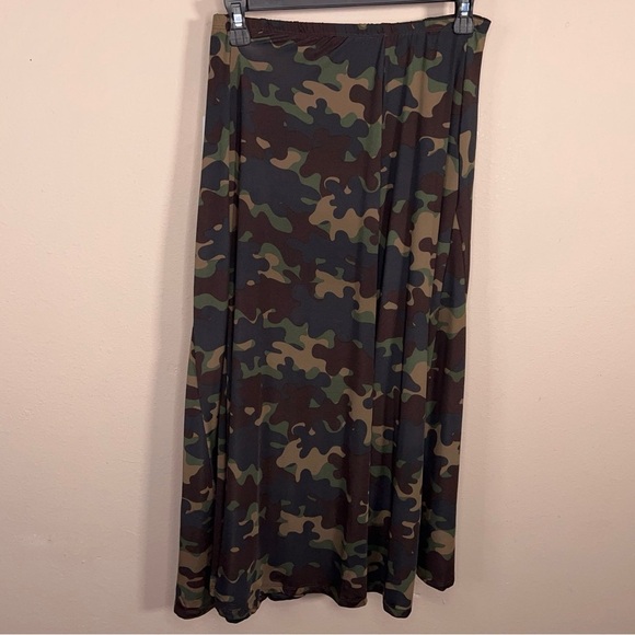 New Small LuLaRoe Camo Skirt Jessica Style Stretch Elastic Waistband Casual - Picture 4 of 13